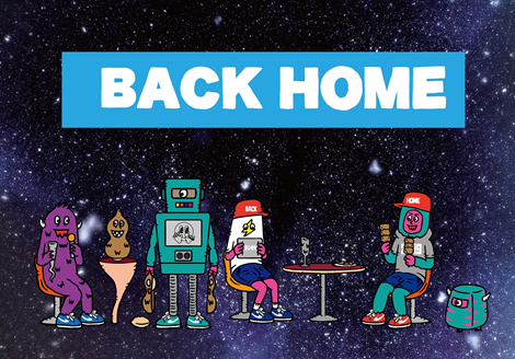 カラオケ酒場BACKHOMEロゴ